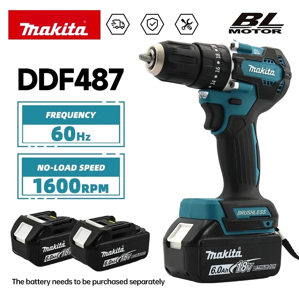 Бесщеточная аккумуляторная дре – обзор и цена Makita Drill Ddf484