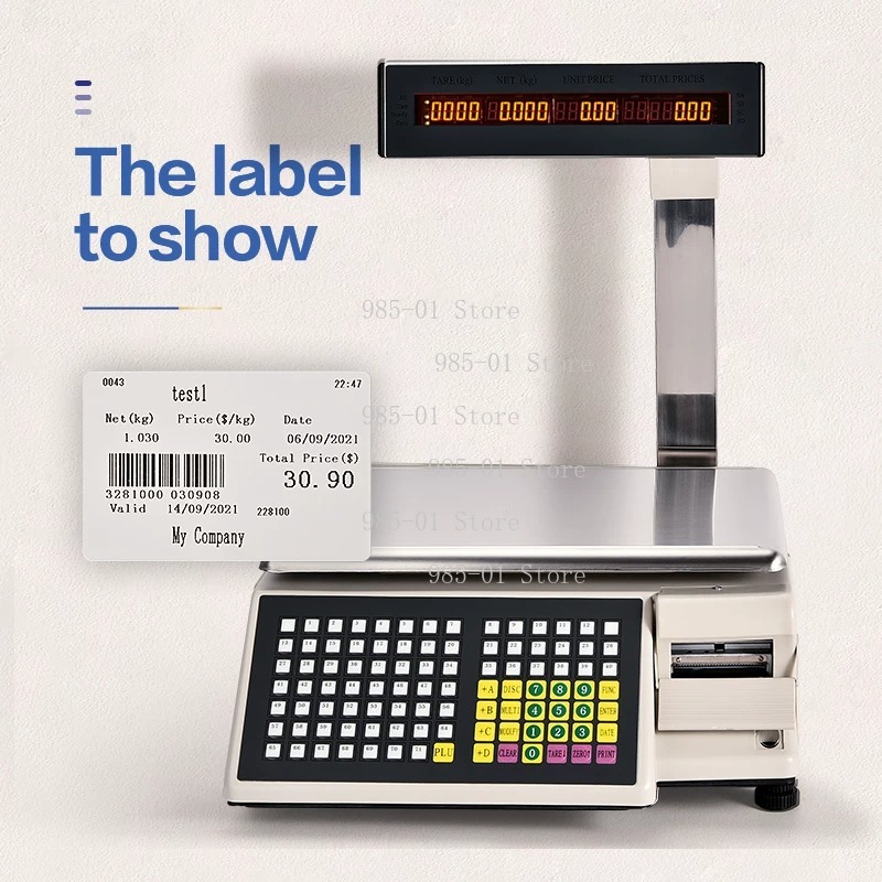 Электронные весы с функцией пе – обзор и цена Commercial Label Printing Machine