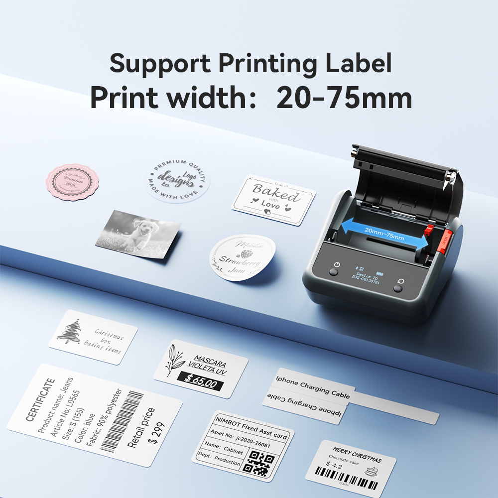 Niimbot B3S беспроводной принт – обзор и цена Commercial Label Printing Machine