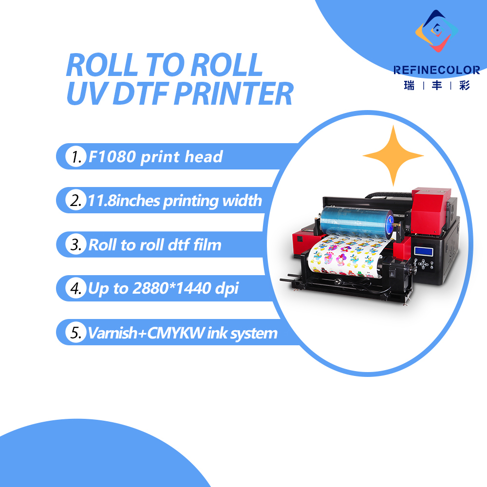 Промышленный УФ-принтер Refine – обзор и цена Commercial Dtf Printing